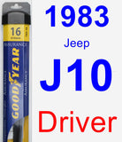 Driver Wiper Blade for 1983 Jeep J10 - Assurance