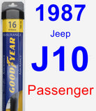 Passenger Wiper Blade for 1987 Jeep J10 - Assurance