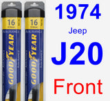 Front Wiper Blade Pack for 1974 Jeep J20 - Assurance