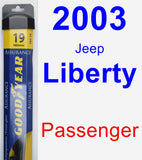 Passenger Wiper Blade for 2003 Jeep Liberty - Assurance