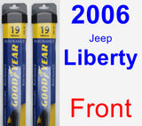 Front Wiper Blade Pack for 2006 Jeep Liberty - Assurance