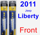 Front Wiper Blade Pack for 2011 Jeep Liberty - Assurance