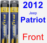 Front Wiper Blade Pack for 2012 Jeep Patriot - Assurance