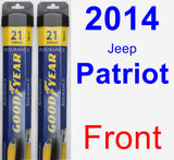 Front Wiper Blade Pack for 2014 Jeep Patriot - Assurance