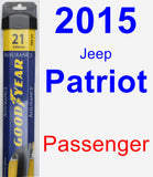 Passenger Wiper Blade for 2015 Jeep Patriot - Assurance