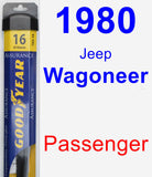 Passenger Wiper Blade for 1980 Jeep Wagoneer - Assurance