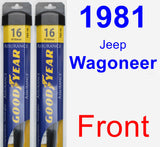 Front Wiper Blade Pack for 1981 Jeep Wagoneer - Assurance