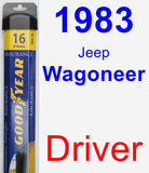 Driver Wiper Blade for 1983 Jeep Wagoneer - Assurance