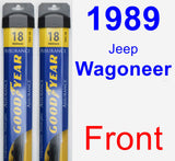 Front Wiper Blade Pack for 1989 Jeep Wagoneer - Assurance