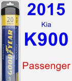 Passenger Wiper Blade for 2015 Kia K900 - Assurance