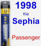 Passenger Wiper Blade for 1998 Kia Sephia - Assurance