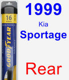 Rear Wiper Blade for 1999 Kia Sportage - Assurance