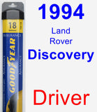 Driver Wiper Blade for 1994 Land Rover Discovery - Assurance