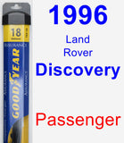 Passenger Wiper Blade for 1996 Land Rover Discovery - Assurance