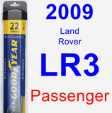 Passenger Wiper Blade for 2009 Land Rover LR3 - Assurance