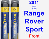 Front Wiper Blade Pack for 2011 Land Rover Range Rover Sport - Assurance