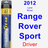 Driver Wiper Blade for 2012 Land Rover Range Rover Sport - Assurance