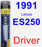 Driver Wiper Blade for 1991 Lexus ES250 - Assurance