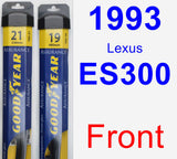 Front Wiper Blade Pack for 1993 Lexus ES300 - Assurance