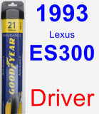 Driver Wiper Blade for 1993 Lexus ES300 - Assurance