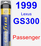 Passenger Wiper Blade for 1999 Lexus GS300 - Assurance