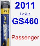 Passenger Wiper Blade for 2011 Lexus GS460 - Assurance