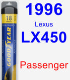 Passenger Wiper Blade for 1996 Lexus LX450 - Assurance