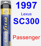 Passenger Wiper Blade for 1997 Lexus SC300 - Assurance