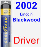 Driver Wiper Blade for 2002 Lincoln Blackwood - Assurance