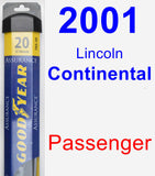 Passenger Wiper Blade for 2001 Lincoln Continental - Assurance