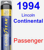 Passenger Wiper Blade for 1994 Lincoln Continental - Assurance