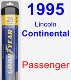 Passenger Wiper Blade for 1995 Lincoln Continental - Assurance