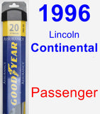 Passenger Wiper Blade for 1996 Lincoln Continental - Assurance