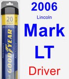 Driver Wiper Blade for 2006 Lincoln Mark LT - Assurance