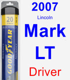 Driver Wiper Blade for 2007 Lincoln Mark LT - Assurance