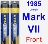 Front Wiper Blade Pack for 1985 Lincoln Mark VII - Assurance