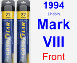 Front Wiper Blade Pack for 1994 Lincoln Mark VIII - Assurance