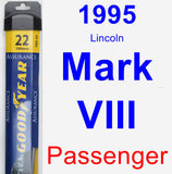 Passenger Wiper Blade for 1995 Lincoln Mark VIII - Assurance