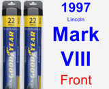 Front Wiper Blade Pack for 1997 Lincoln Mark VIII - Assurance