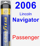 Passenger Wiper Blade for 2006 Lincoln Navigator - Assurance