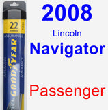 Passenger Wiper Blade for 2008 Lincoln Navigator - Assurance