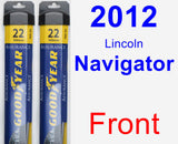 Front Wiper Blade Pack for 2012 Lincoln Navigator - Assurance