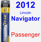 Passenger Wiper Blade for 2012 Lincoln Navigator - Assurance