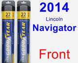 Front Wiper Blade Pack for 2014 Lincoln Navigator - Assurance