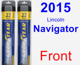 Front Wiper Blade Pack for 2015 Lincoln Navigator - Assurance