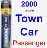 Passenger Wiper Blade for 2000 Lincoln Town Car - Assurance