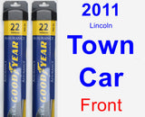 Front Wiper Blade Pack for 2011 Lincoln Town Car - Assurance