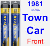 Front Wiper Blade Pack for 1981 Lincoln Town Car - Assurance