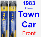 Front Wiper Blade Pack for 1983 Lincoln Town Car - Assurance