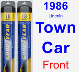 Front Wiper Blade Pack for 1986 Lincoln Town Car - Assurance